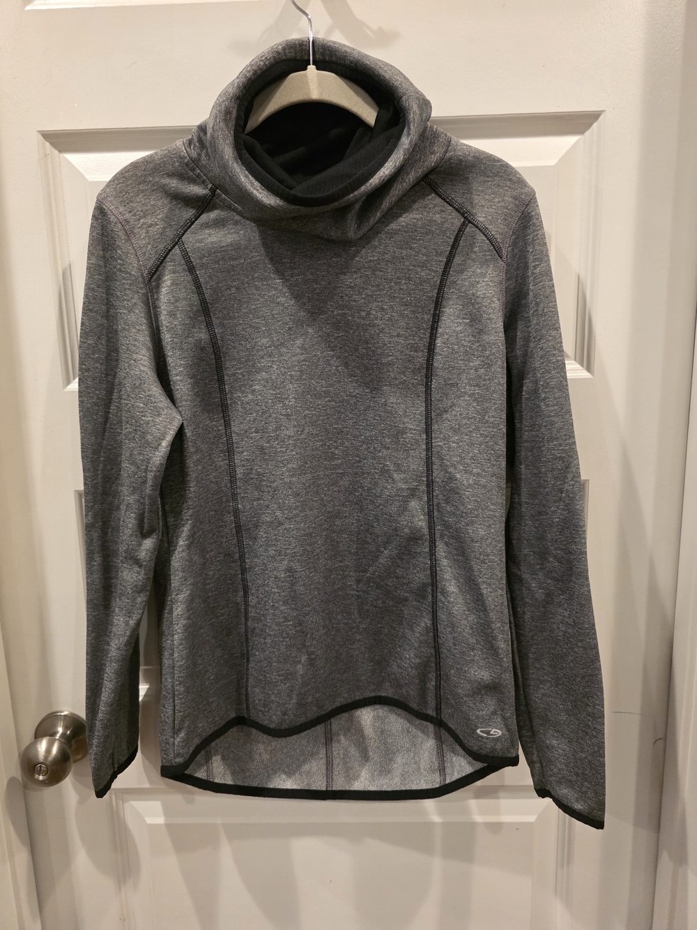 Champion Women's Gray Cowl-Neck Performance Pullover